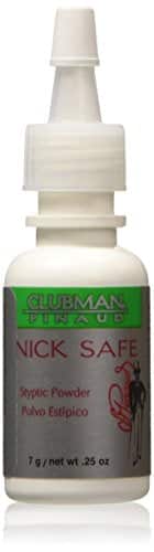 Clubman Nick Safe Styptic Powder Bottle 0.25 oz - Image 2